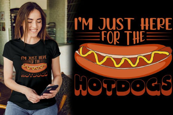 Best Hot Dog Real Bad T-shirt Template Graphics for Print Templates
