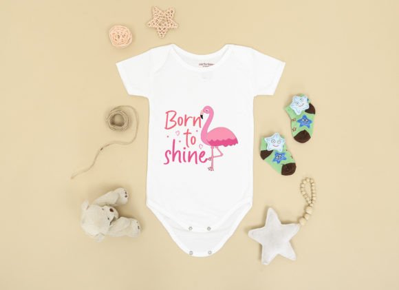 Born to Shine Baby Onesie Baby Saying Graphics Review