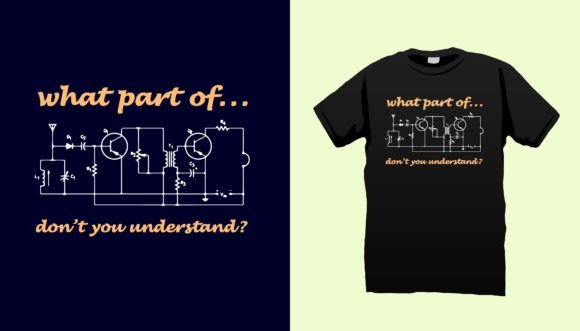 Engineering Circuit Funny Tshirt Design for Graphics & Print Templates