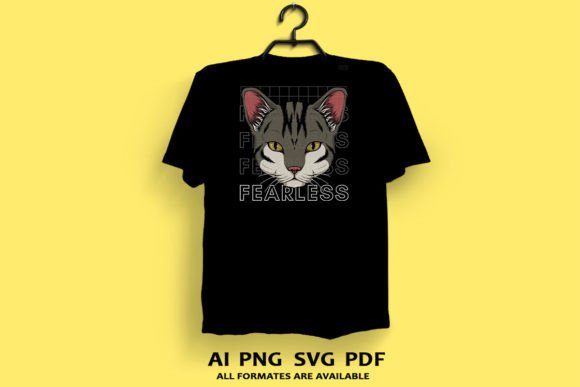 Funny Cat T-shirt Design: Graphics for Modern Blogging