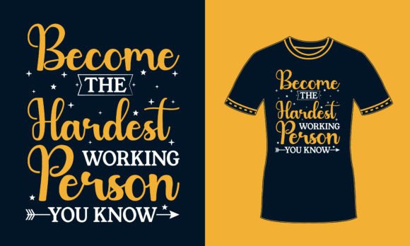 Inspirational Quote Typography T Shirt Graphics & Print Templates