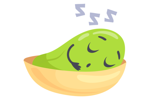 Pistachio Sleep in Shell. Funny Nut Cart Graphics & Illustrations Review